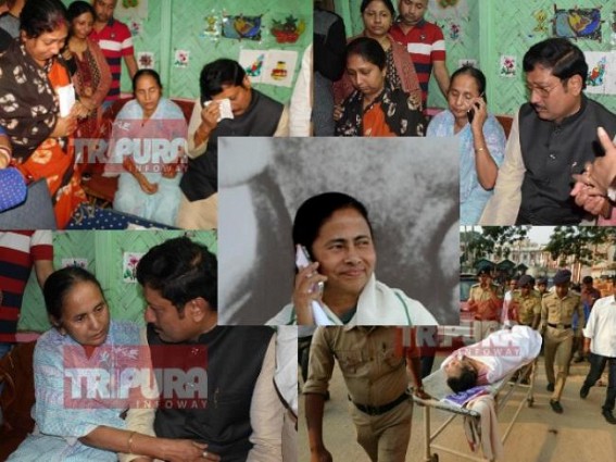 Mamata Banerjee’s big blow to Manik Sarkar on Journalist murder row : Mamata talks to slain journalist Sudip Datta Bhaumik’s mother, offers Journalist’s son’s Govt job in West Bengal Mamata Banerjee’s big blow to Manik Sarkar on Journalist murder row : Mamata talks to slain journalist Sudip Datta Bhaumik’s mother, offers Journalist’s son’s Govt job in West Bengal